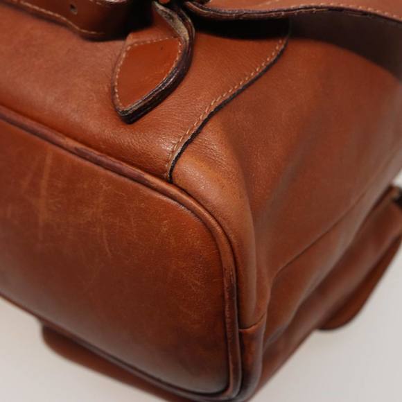 GUCCI Bamboo Backpack Leather Brown 003 2058 0016 Auth 76808 - Picture 9 of 16